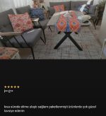 Turuncu Mavi Soyut Dekoratif Desenli 4'lü Kırlent Kılıfı 1 Runner Seti 4kmbs063-RS-02 - Görsel 2