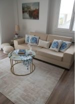 Mavi Marin Desenli 4'lü Kırlent Kılıfı 1 Runner Seti 4kmbs88-RS - Görsel 3