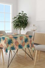 Sarı Yeşil Ananas Desenli Masaörtüsü CGH049-MS - Görsel 2