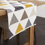 Gri Sarı Geometrik Desenli Runner - CGH078-RN