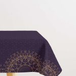 Mor Ramazan Temalı Motif Desenli Dijital Baskılı Masaörtüsü CGH1287-2-MS