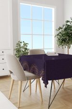 Mor Ramazan Temalı Motif Desenli Dijital Baskılı Masaörtüsü CGH1287-2-MS - Görsel 2