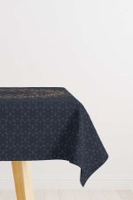 Lacivert Mavi Ramazan Temalı Motif Desenli Dijital Baskılı Masaörtüsü CGH1288-MS