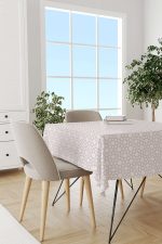 Krem Bej Ramazan Temalı Dekoratif Desenli Dijital Baskılı Masaörtüsü CGH1314-2-MS - Görsel 2