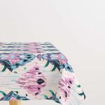 Pembe Mavi Etnik Desenli Masaörtüsü CGH256-MS