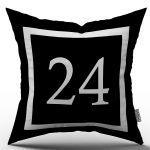 Rakamlı Dijital Baskı Kırlent Kılıfı 24