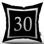 Rakamlı Dijital Baskı Kırlent Kılıfı 30