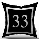 Rakamlı Dijital Baskı Kırlent Kılıfı 33
