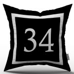 Rakamlı Dijital Baskı Kırlent Kılıfı 34