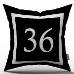 Rakamlı Dijital Baskı Kırlent Kılıfı 36