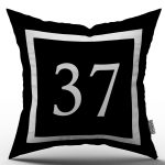 Rakamlı Dijital Baskı Kırlent Kılıfı 37