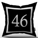 Rakamlı Dijital Baskı Kırlent Kılıfı 46