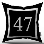 Rakamlı Dijital Baskı Kırlent Kılıfı 47