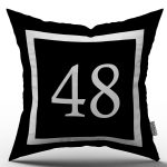 Rakamlı Dijital Baskı Kırlent Kılıfı 48