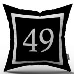 Rakamlı Dijital Baskı Kırlent Kılıfı 49