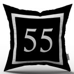 Rakamlı Dijital Baskı Kırlent Kılıfı 55