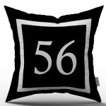 Rakamlı Dijital Baskı Kırlent Kılıfı 56