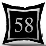 Rakamlı Dijital Baskı Kırlent Kılıfı 58