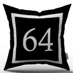 Rakamlı Dijital Baskı Kırlent Kılıfı 64