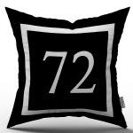 Rakamlı Dijital Baskı Kırlent Kılıfı 72
