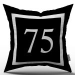 Rakamlı Dijital Baskı Kırlent Kılıfı 75