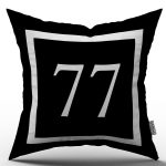 Rakamlı Dijital Baskı Kırlent Kılıfı 77