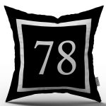 Rakamlı Dijital Baskı Kırlent Kılıfı 78