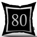 Rakamlı Dijital Baskı Kırlent Kılıfı 80