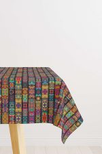 Geometrik Desenler Dijital Baskılı Masa Örtüsü - Görsel 2